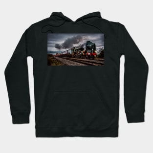 Tornado Steam Locomotive at speed Hoodie